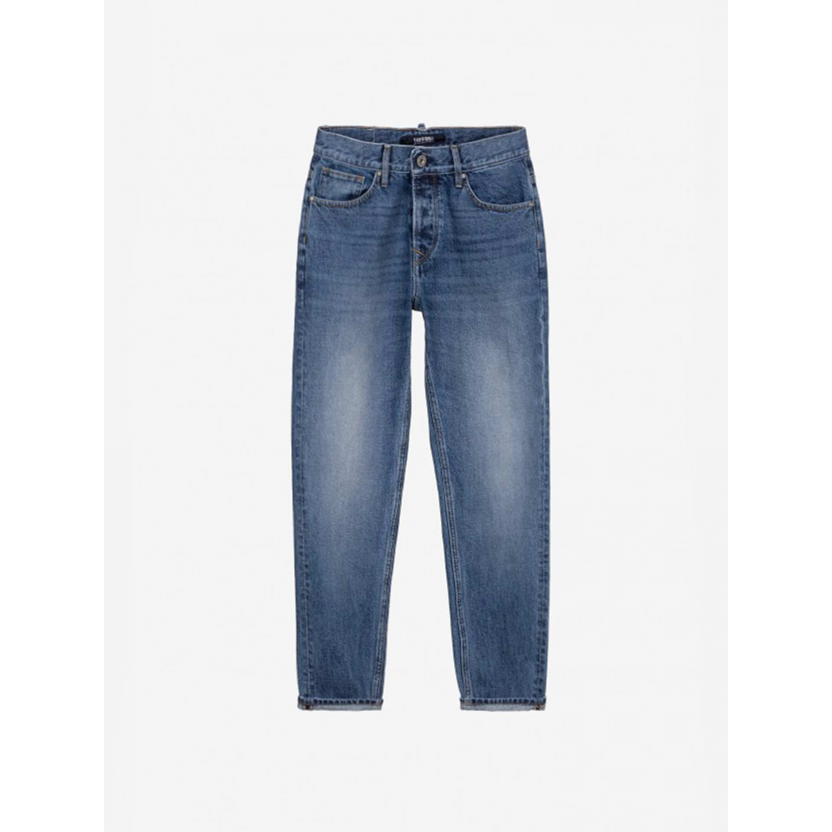 TIFFOSI Homem Calças de Ganga Relaxed Fit 0730544057AZL